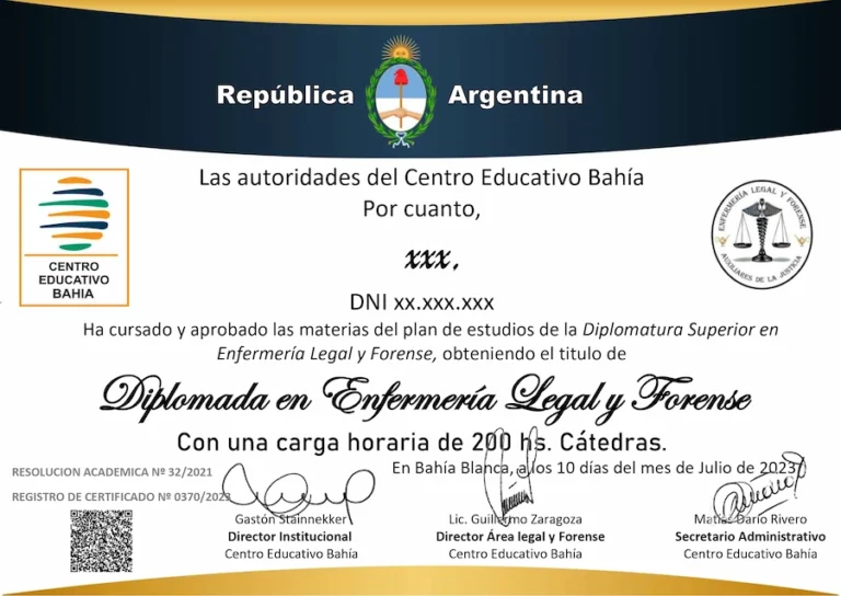 Muestra diploma SEDUBA