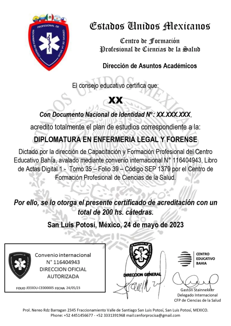 Muestra Diploma Internacional